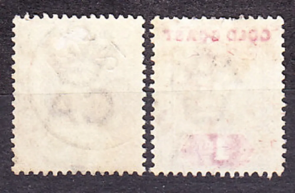 GOLD COAST 1902, Michel 34-35, razené. KOLÓNIE. KRÁĽ EDWARD VII.