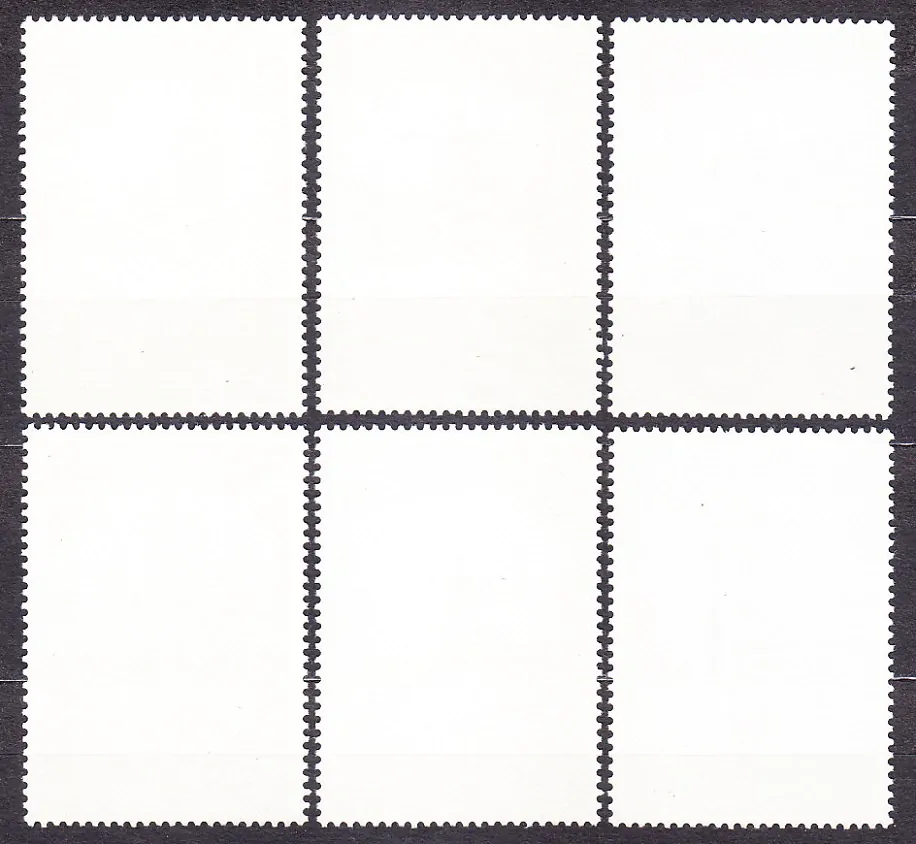 ZSSR 1980, Michel 4949-4954, ** čistá séria. LOH V MOSKVE - KRÁSY MESTA.