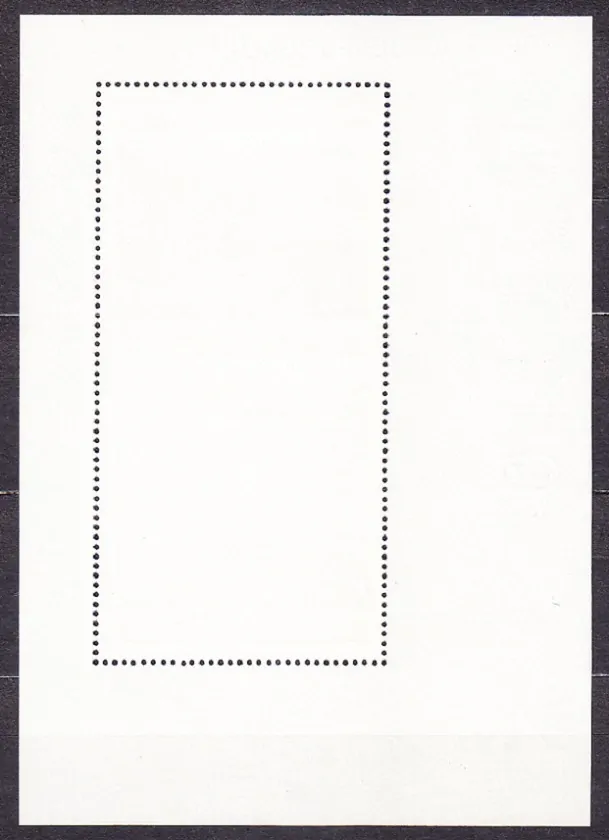 MAĎARSKO 1976, Michel Block 117 A, ** čistý hárček. MAĽBY - MAĎARSKÍ MALIARI.