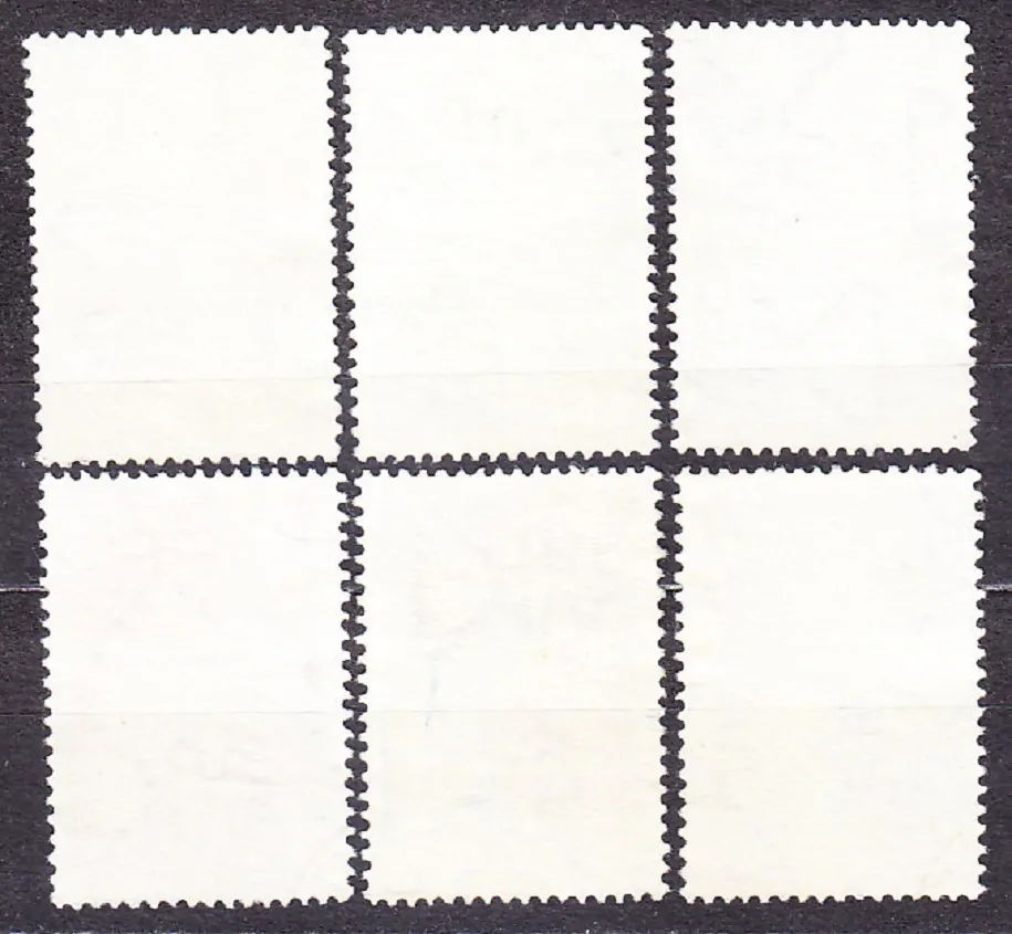 MAĎARSKO 1937, Michel 543-548, razená séria. MEDZINÁRODNÝ VEĽTRH V BUDAPEŠTI.