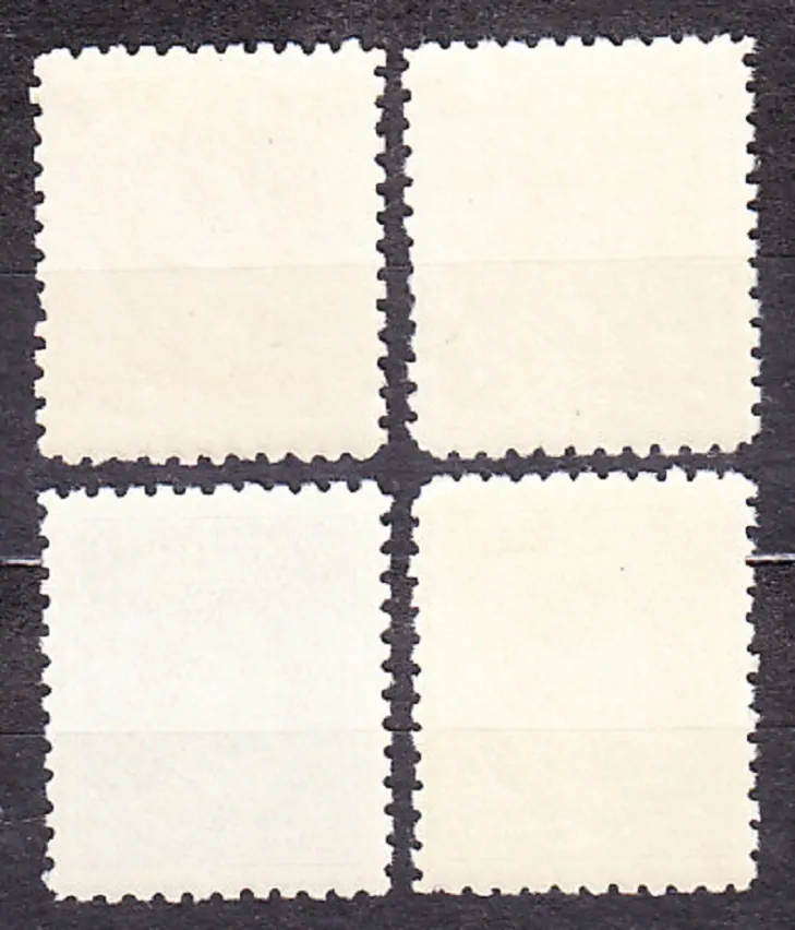 NAURU 1937, Michel 33-36, * čistá séria. KOLÓNIE. KRÁĽ GEORGE VI. - KORUNOVÁCIA.