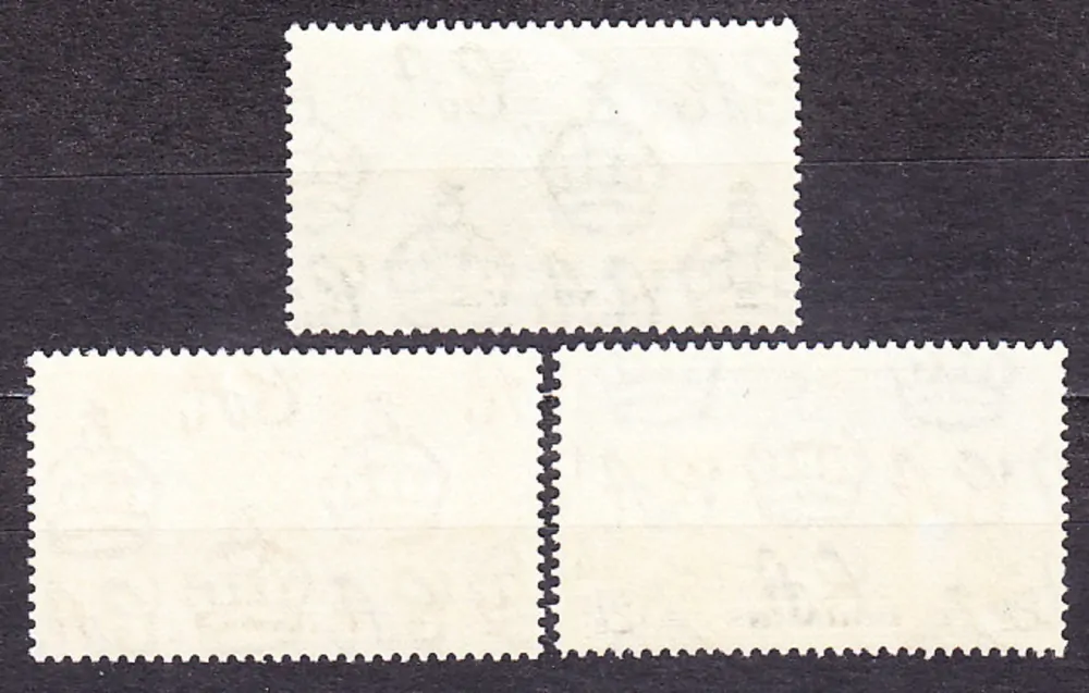 BAHAMY 1937, Michel 100-102, ** čistá séria. KOLÓNIE. KRÁĽ GEORGE VI. - KORUNOVÁCIA.