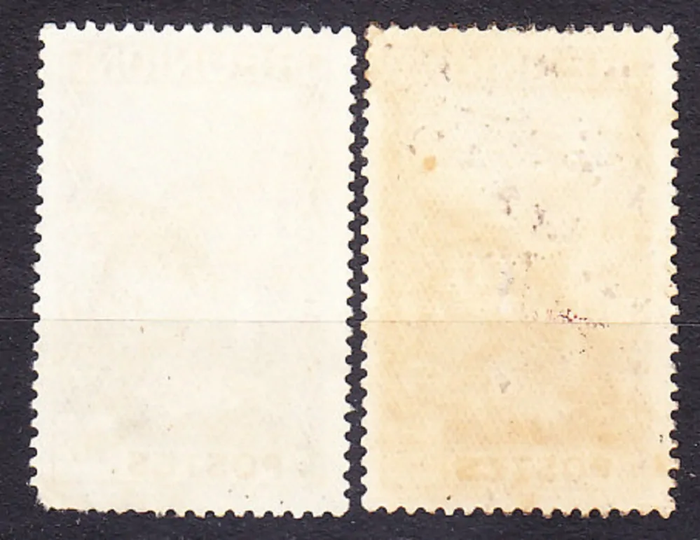 RÉUNION 1933, Michel 129, 132, razené. KOLÓNIE. VODOPÁDY.