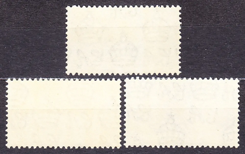 GIBRALTAR 1937, Michel 104-106, ** čistá séria. KOLÓNIE. KRÁĽ GEORGE VI. - KORUNOVÁCIA.