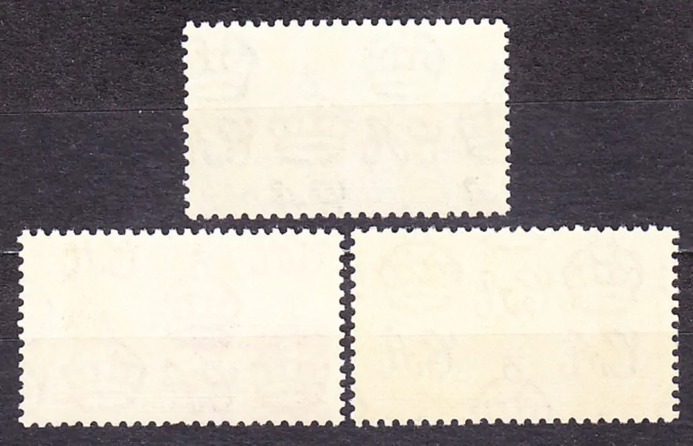 NEWFOUNDLAND 1937, Michel 218-220, ** čistá séria. KOLÓNIE. KRÁĽ GEORGE VI. - KORUNOVÁCIA.