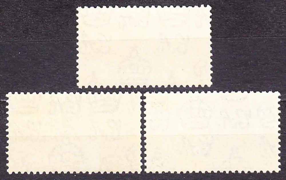 NIGÉRIA 1937, Michel 43-45, ** čistá séria. KOLÓNIE. KRÁĽ GEORGE VI. - KORUNOVÁCIA.