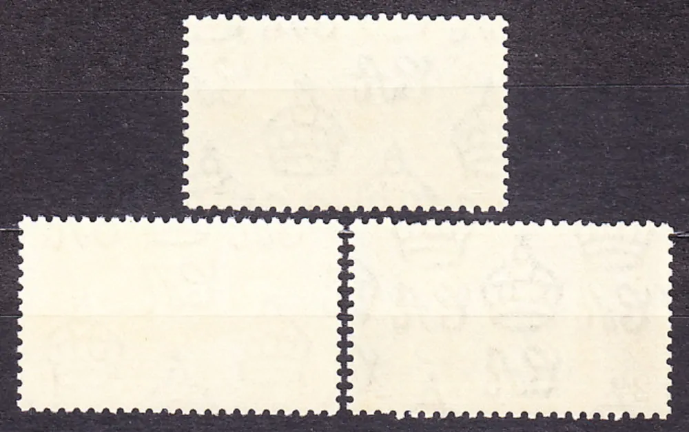 NYASSALAND 1937, Michel 49-51, ** čistá séria. KOLÓNIE. KRÁĽ GEORGE VI. - KORUNOVÁCIA.