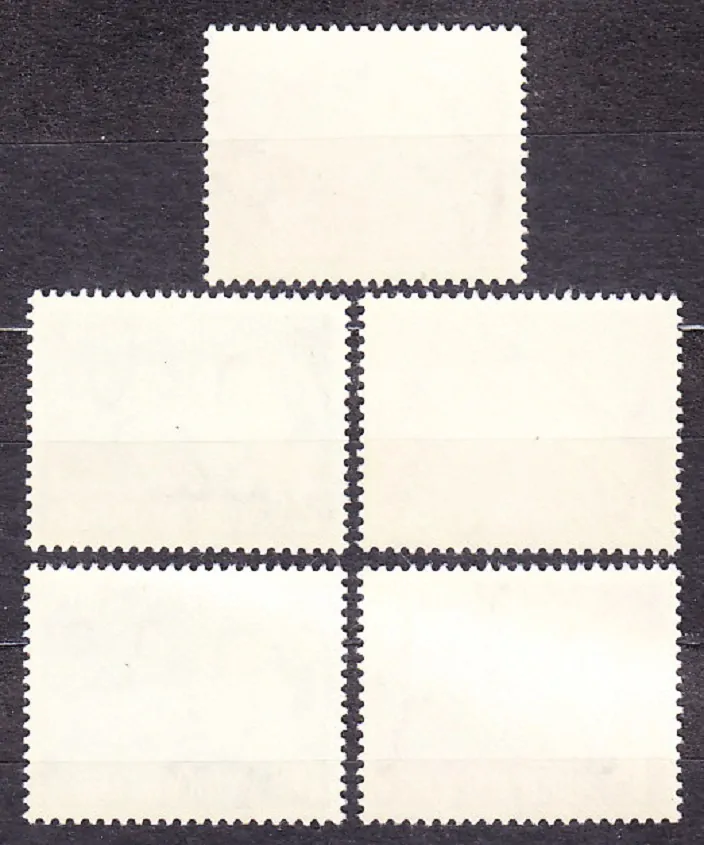 JUHOZÁPADNÁ AFRIKA 1953, Michel 274-278, ** čistá séria. KOLÓNIE. KRÁĽOVNÁ ALŽBETA II. - KORUNOVÁCIA.