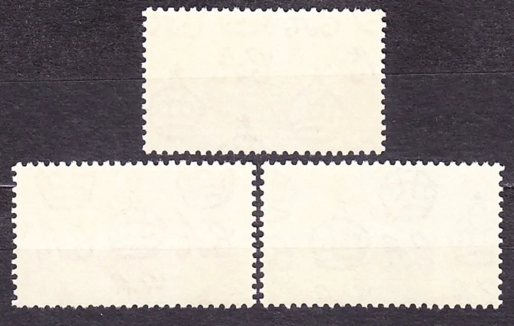 GAMBIA 1937, Michel 120-122, ** čistá séria. KOLÓNIE. KRÁĽ GEORGE VI. - KORUNOVÁCIA.