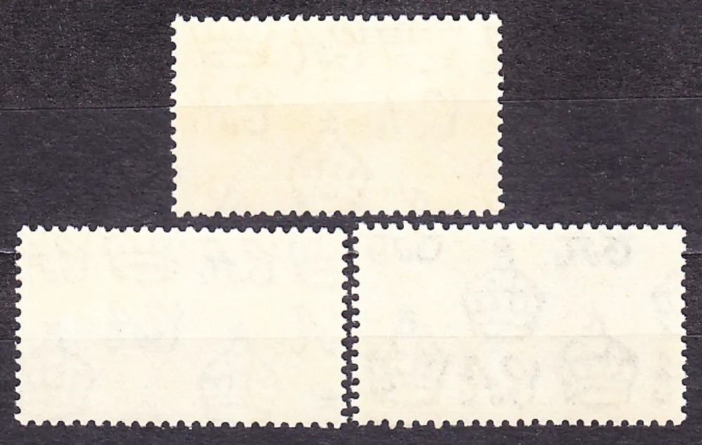 GOLD COAST 1937, Michel 102-104, ** čistá séria. KOLÓNIE. KRÁĽ GEORGE VI. - KORUNOVÁCIA.