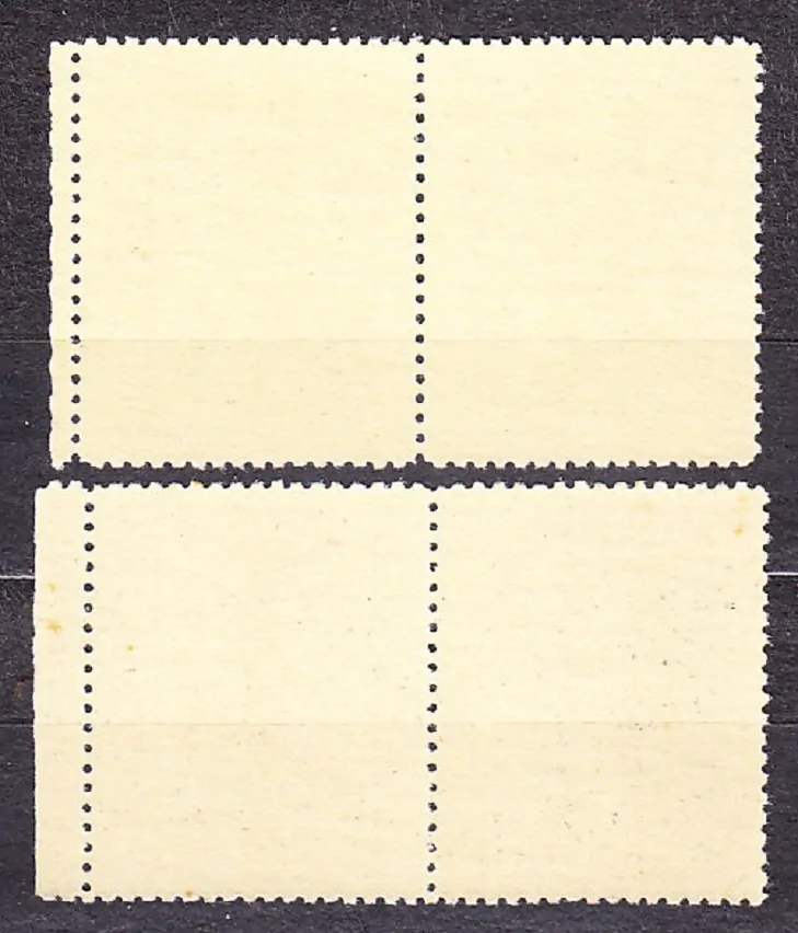 ČSSR 1947, Pofis 458 KP - 459 KP, ** čistá séria s pravými kupónmi. PREZIDENT T. G. MASARYK.