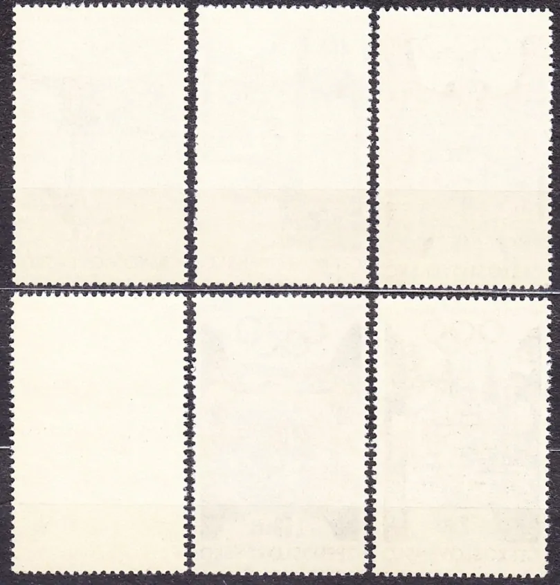 ČSSR 1968, Pofis 1671-1676, ** čistá séria. LOH MEXICO 1968.