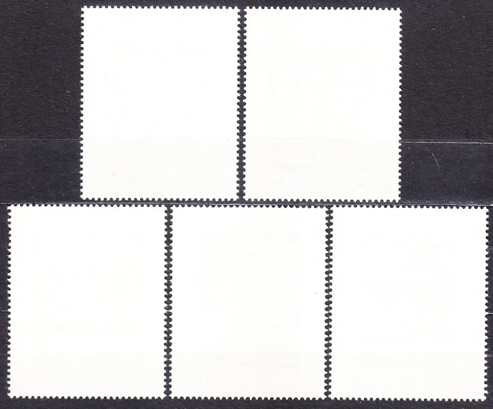 ČSSR 1986, Pofis 2772-2776, ** čistá séria. UMENIE - MAĽBY.