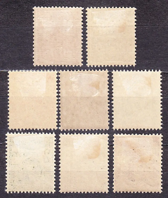 TUNISKO 1923, Michel 41-43, 45, 47-50, * čisté. KOLÓNIE. DOPLATNÉ. SFINGA.