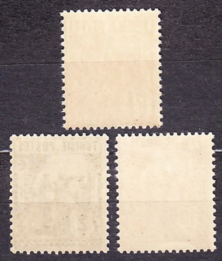 TUNISKO 1926, Michel 120-121, 124, ** čisté. KOLÓNIE. ŽENA S KRČAHOM.