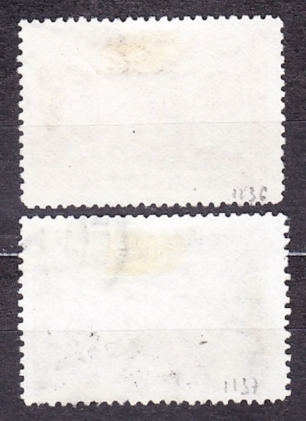 ZSSR 1947, Michel 1125-1126, razené. MOSKOVSKÉ METRO.
