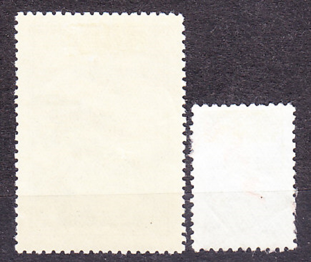 ZSSR 1955, Michel 1760, 1762, razené. LETECKÉ.