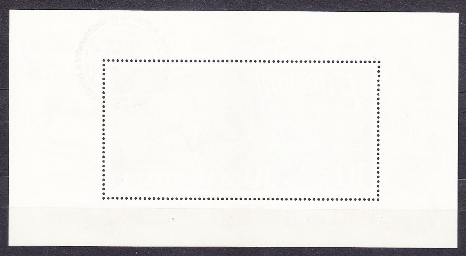 MAĎARSKO 1975, Michel Block 113 A, razený hárček. EURÓPSKA KONFERENCIA, VLAJKY.