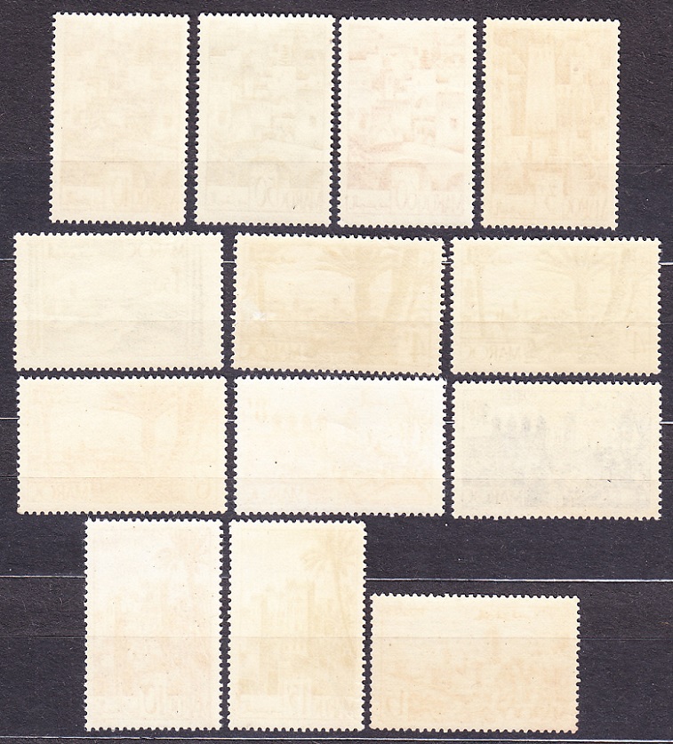 MAROKO 1947, Michel 242, 245-246, 248, 251-253, 256-258, 260, 262-263, ** čisté. KOLÓNIE. KRAJINY.