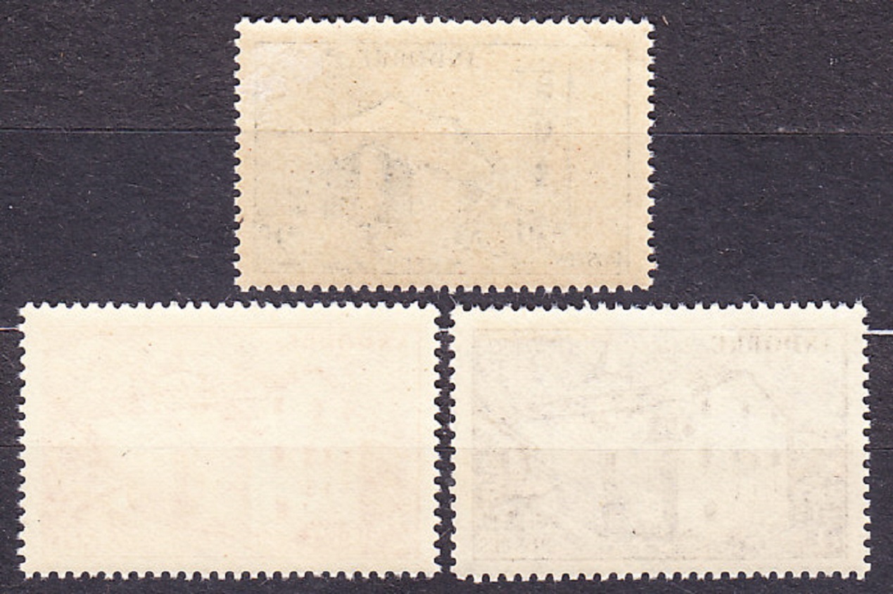 ANDORRA - FRANCÚZSKA POŠTA 1944, Michel 106-107, 109, * čisté. KRAJINY.