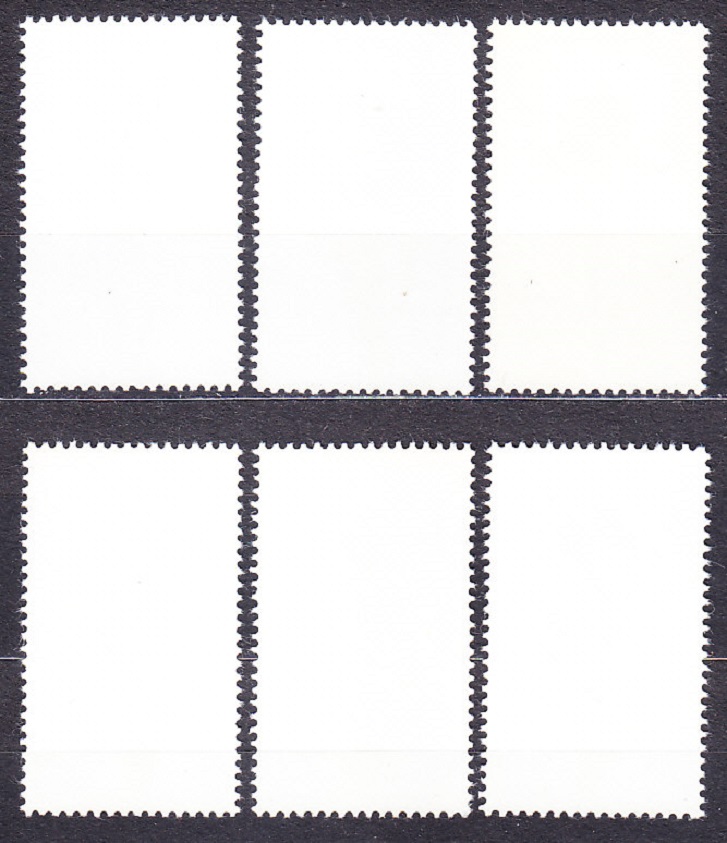 NDR 1976, Michel 2135-2140, ** čistá séria. ORCHIDEJE.