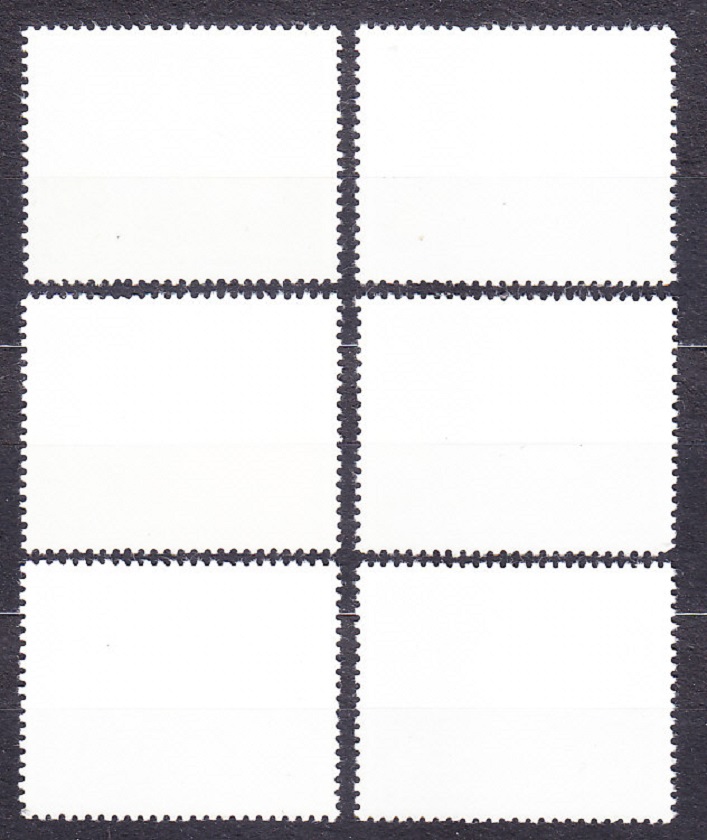 NDR 1976, Michel 2176-2181, ** čistá séria. AKVÁRIOVÉ RYBY.