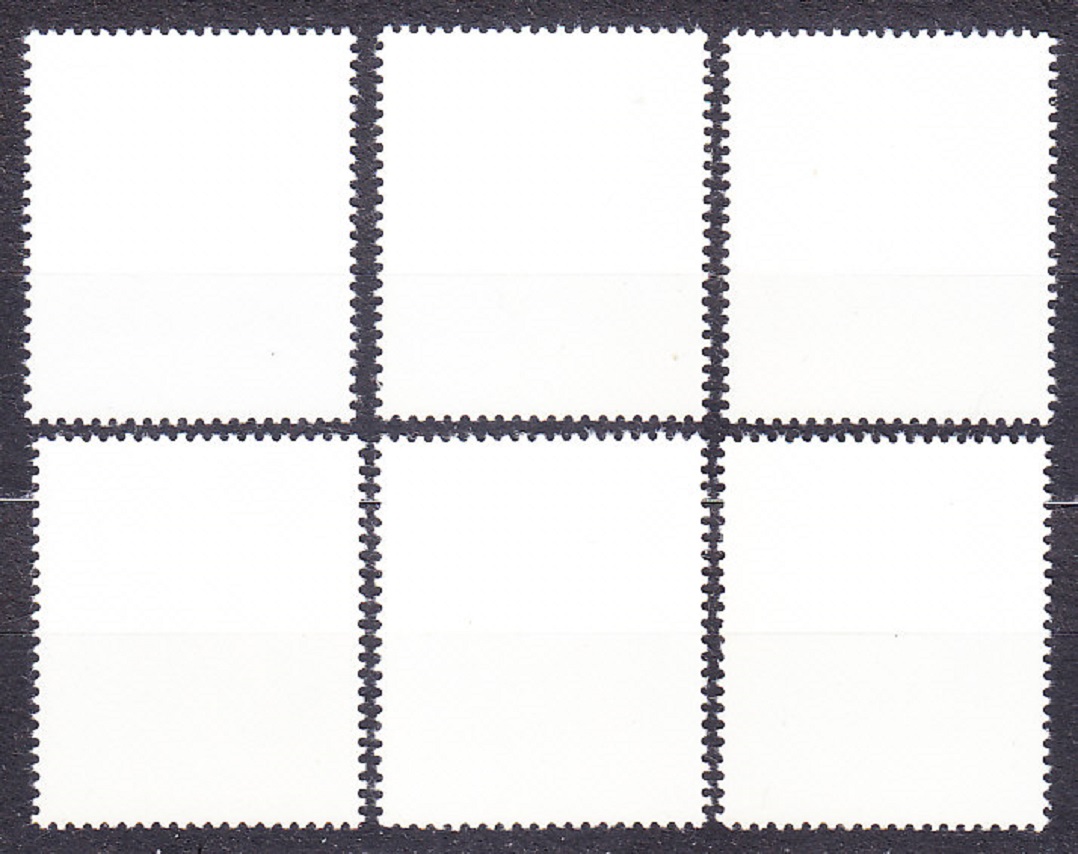 NDR 1976, Michel 2193-2198, ** čistá séria. MAĽBY - SLÁVNI MALIARI.