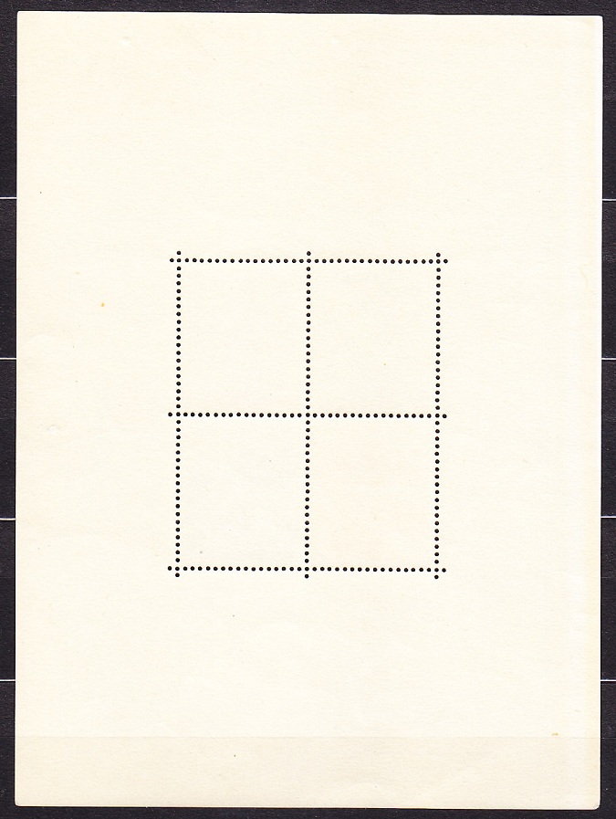 JUHOSLÁVIA 1937, Michel Block 1, * čistý hárček. NÁRODNÉ KROJE.