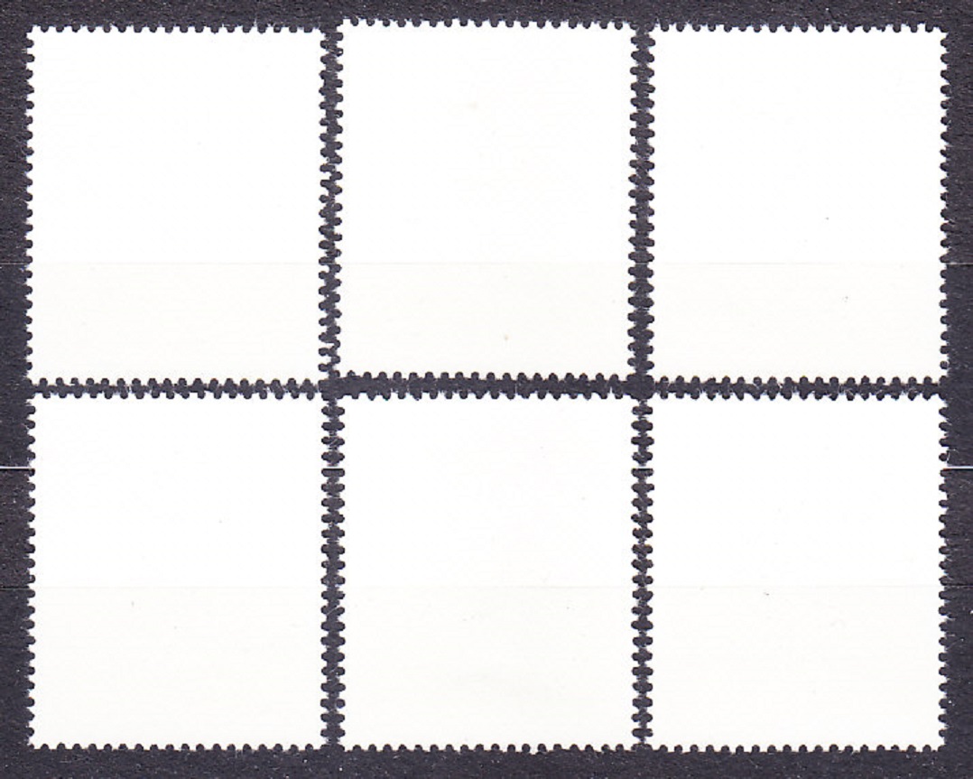 NDR 1978, Michel 2347-2352, ** čistá séria. MEDENÉ GRAVÍROVANIE.
