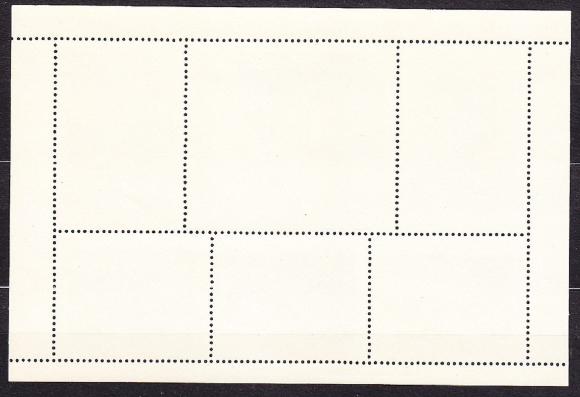 ŠVÉDSKO 1969, Michel Block 1, ** čistý hárček. MAĽBY - IVAN AGUÉLI.