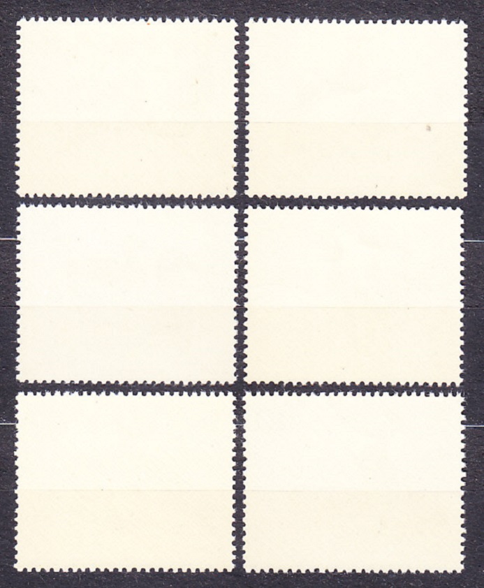 NDR 1968, Michel 1357-1362, ** čistá séria. DIVOKÁ ZVER, VTÁCTVO.