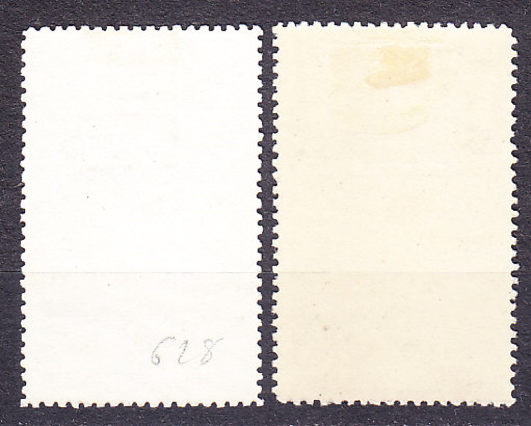 ZSSR 1938, Michel 595-596, razené. PRVÝ POLÁRNY LET MOSKVA-PORTLAND.