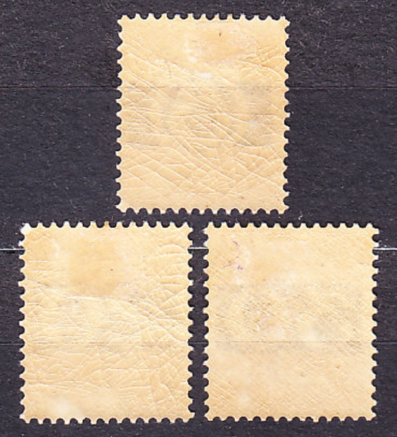 DÁNSKA ZÁPADNÁ INDIA 1905, Michel 5-7, * čisté. KOLÓNIE. DOPLATNÉ. ČÍSLICE.