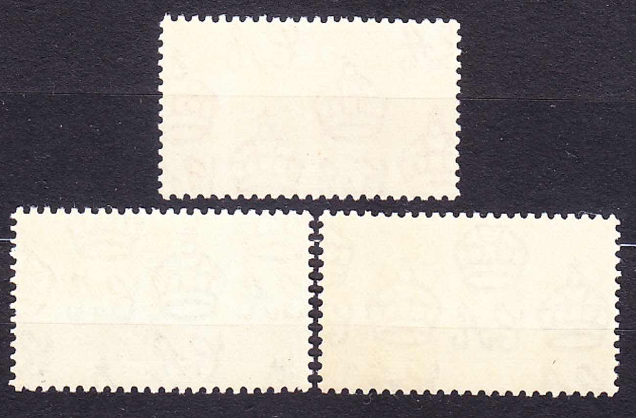 CEYLON 1937, Michel 227-229, ** čistá séria. KOLÓNIE. KRÁĽ GEORGE VI. - KORUNOVÁCIA.