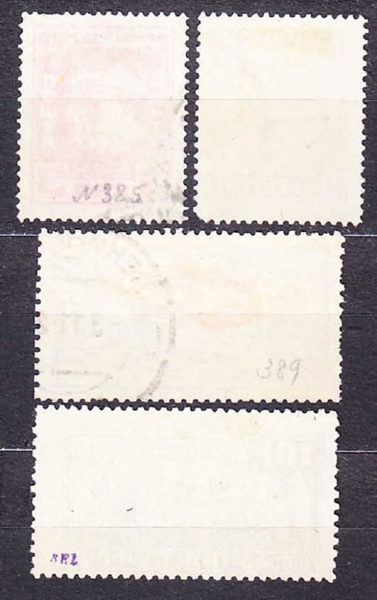 ZSSR 1927, Michel 328, 331-333, razené. VOSR - 10. VÝROČIE.