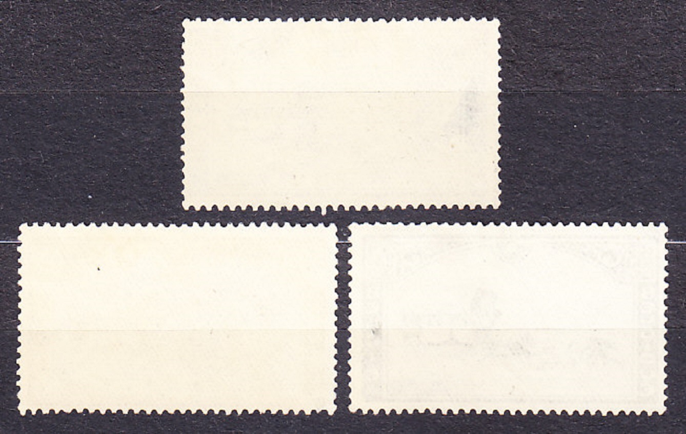BELGICKO 1935, Michel 402-404, čistá séria bez lepu. POŠTOVÝ DOSTAVNÍK.
