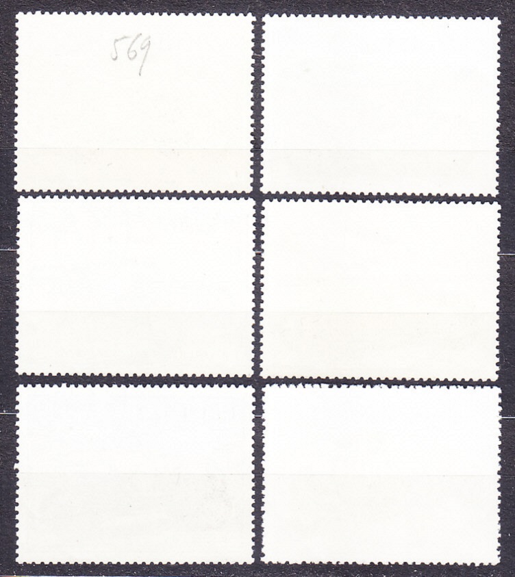 LAOS 1984, Michel 750-755, razené. STARÉ PRETEKÁRSKE AUTÁ.