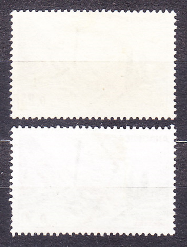 ANDORRA - FRANCÚZSKA POŠTA 1961, Michel 168-169, razené. KRAJINY - GOTICKÝ KRÍŽ.