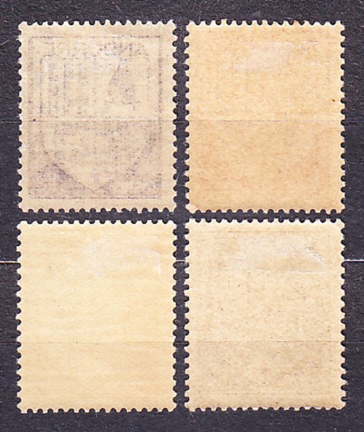 ANDORRA - FRANCÚZSKA POŠTA 1944, Michel 95-96, 98-99, * čisté. ERBY.
