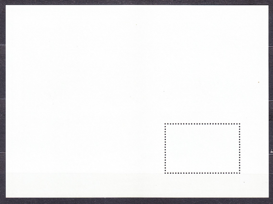GIBRALTAR 1978, Michel Block 5, razený hárček. KOLÓNIE. EURÓPA Z VESMÍRU.