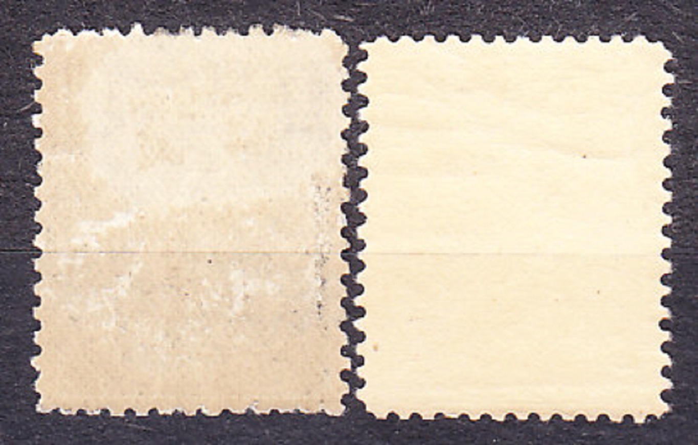 SRBSKO 1918, Michel 133-134, * čisté. KRÁĽ PETER I. A PRINC ALEXANDER.