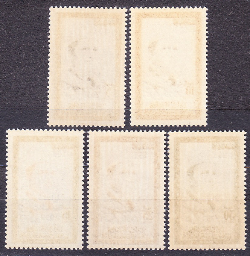 MAROKO 1960, Michel 446-450, ** čistá séria. KRÁĽ MOHAMMED V. - PRETLAČ.