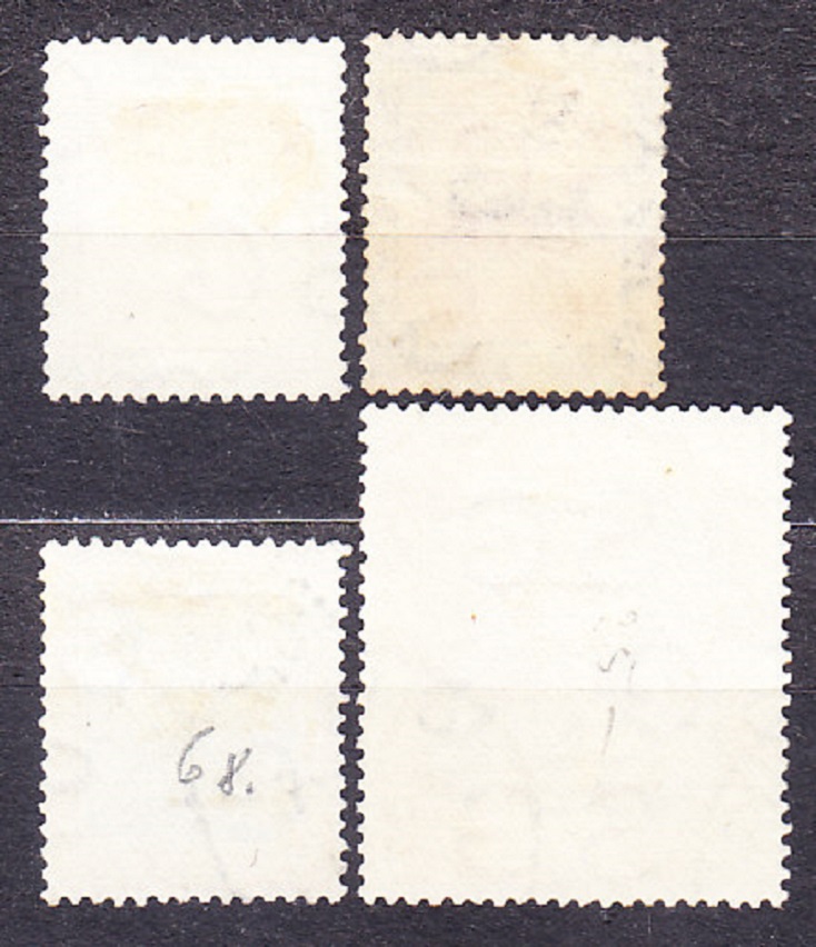 SUDÁN 1927, Michel 40-43, razené. KOLÓNIE. JAZDEC NA ŤAVE.