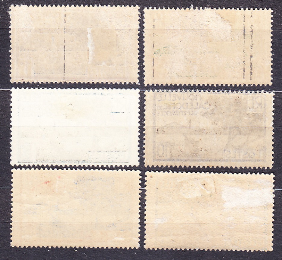 NOVÁ KALEDÓNIA 1928, Michel 136-137, 139-141, 143, * čisté. KOLÓNIE. KRAJINY, LODE.
