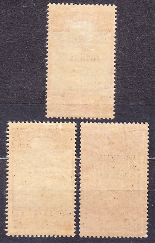 ILES WALLIS ET FUTUNA 1930, Michel 14, 16, 20, * čisté. KOLÓNIE. DOPLATNÉ. JELEŇ.