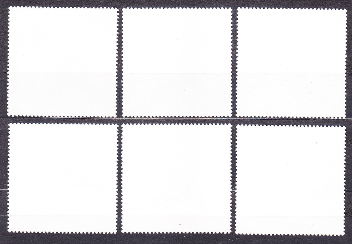 GUINEA-BISSAU 1989, Michel 1018-1023, razené. VTÁCTVO - HOLUBY.