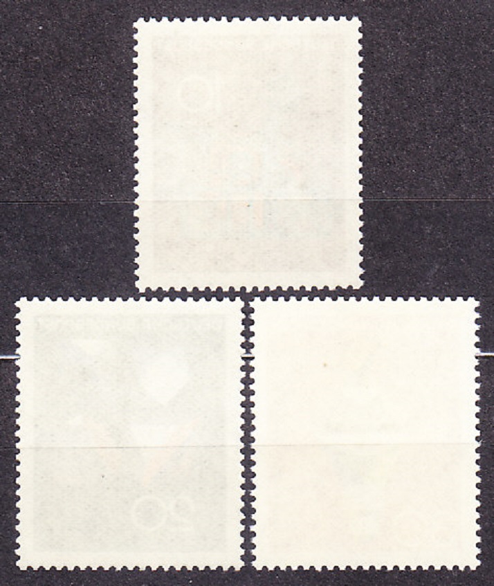 NEMECKO 1968, Michel 546-548, ** čistá séria. TECHNIKA, VEDA A VÝSKUM.