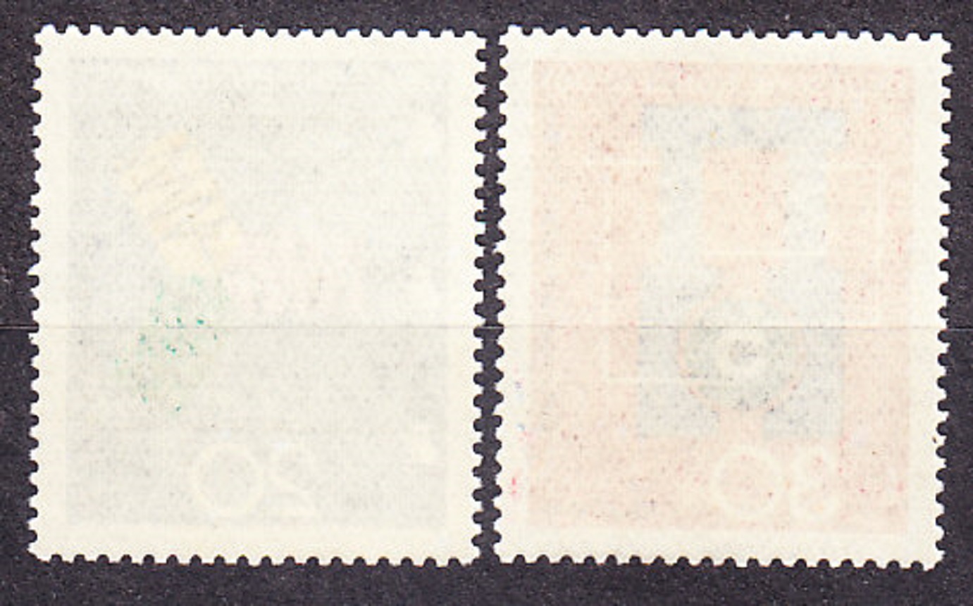 NEMECKO 1966, Michel 521-522, ** čistá séria. TECHNIKA, VEDA A VÝSKUM.