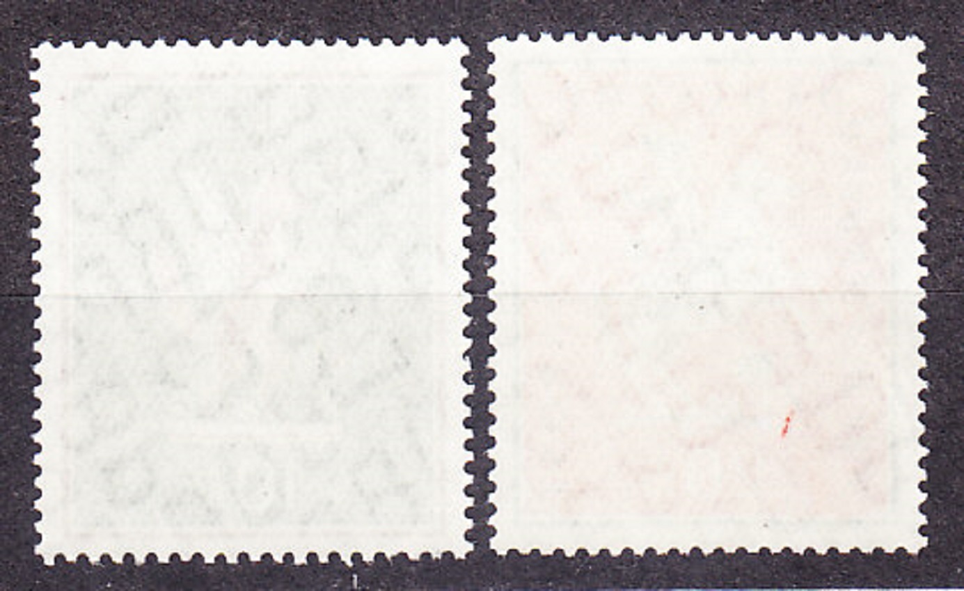 NEMECKO 1958, Michel 286-287, ** čistá séria. ĽUDOVÉ PIESNE.