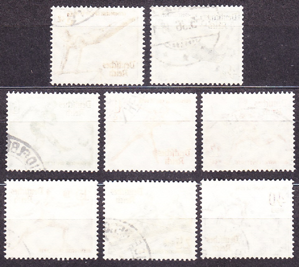DEUTSCHES REICH 1936, Michel 609-616, razená séria. LOH V BERLÍNE.